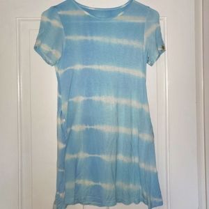 Simply Southern Girl's blue tie-dye dress